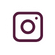 Modri lotos - ikona Instagram