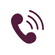 Modri lotos - ikona telefon